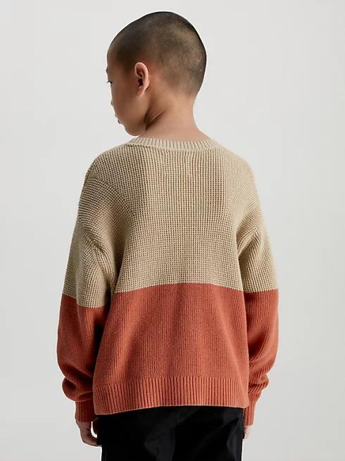 COLOR BLOCK SWEATER 