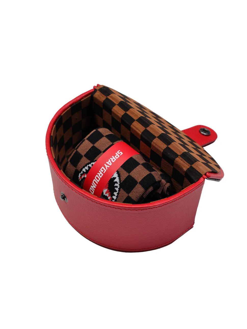 CHECKERED SOCKS SOCK15020/BROWN SPRAYGROUND