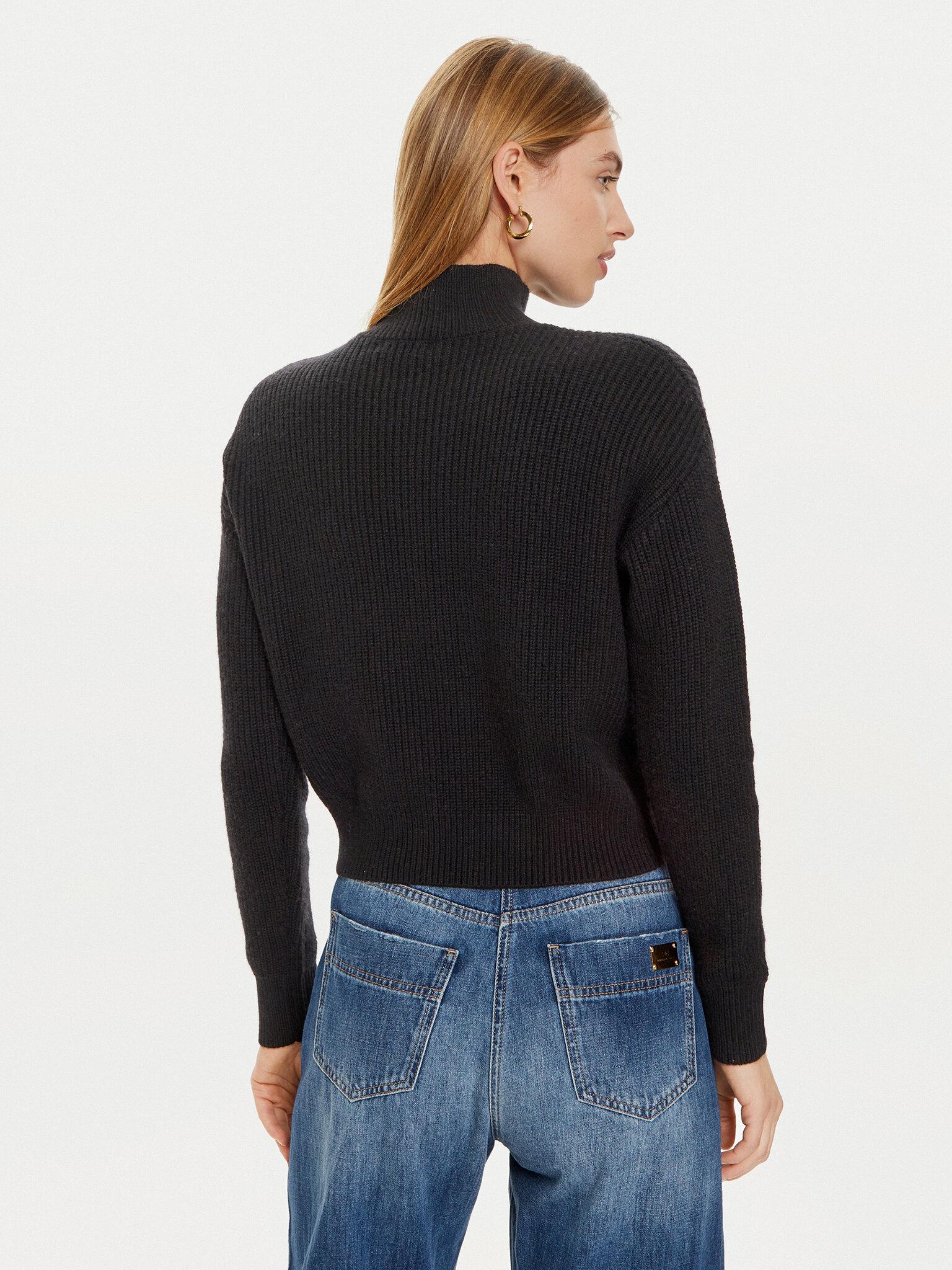 ZYLEE LS MOCK NECK SWTR W4BR39Z2WX0/JBLK GUESS