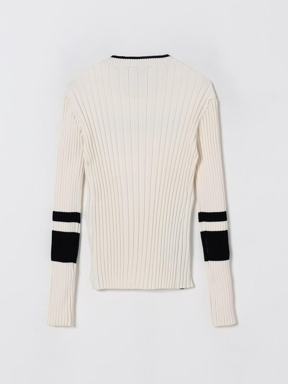 GIROCOLLO TRICOT CON LOGO E DETTAGLI JACQ CONTR KFMA020 C FL089/D804 PINKO