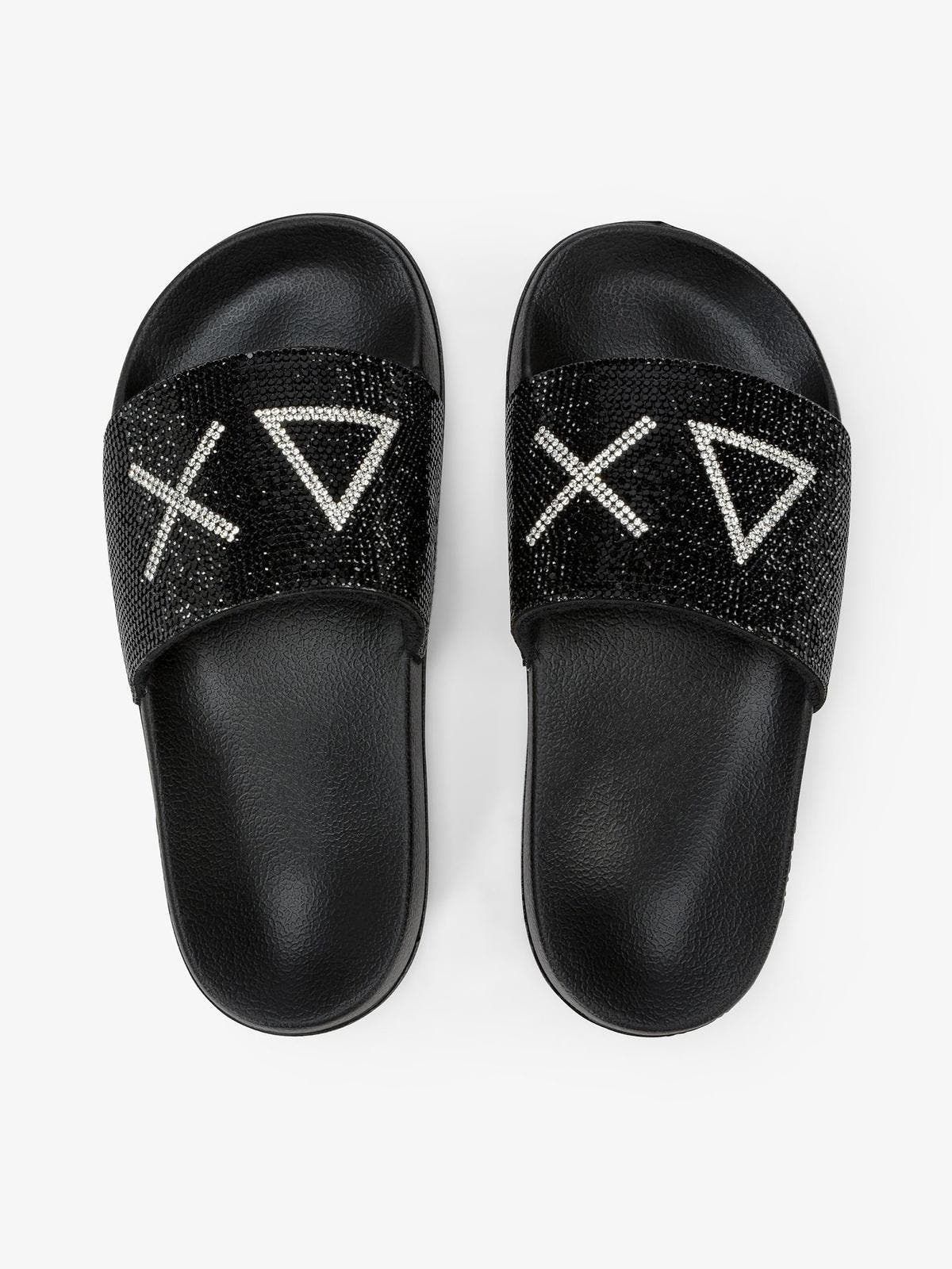 GIRL'S SLIPPERS STRASS LOGO (TEEN) 