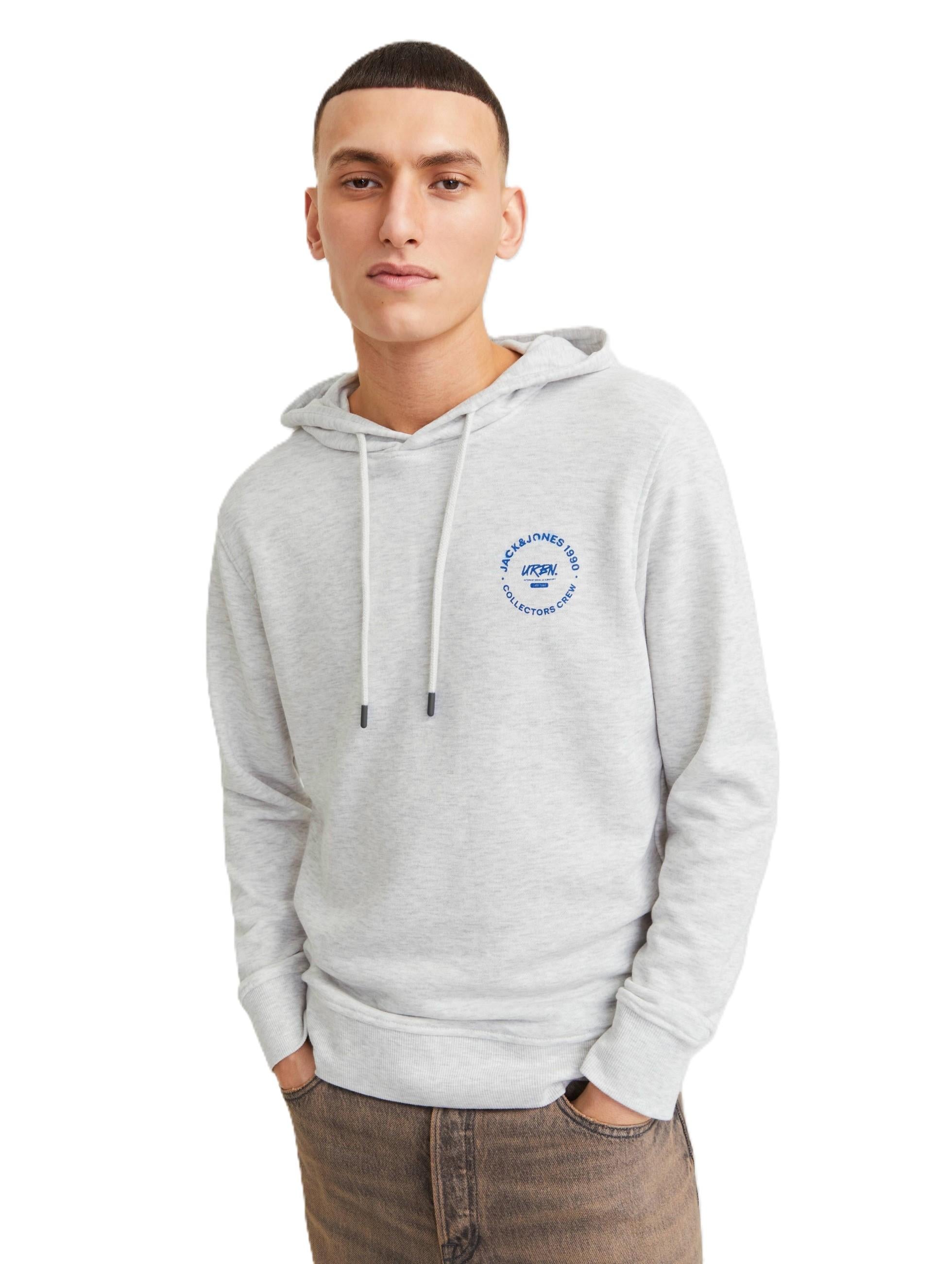 12269353/White Melange JACK AND JONES