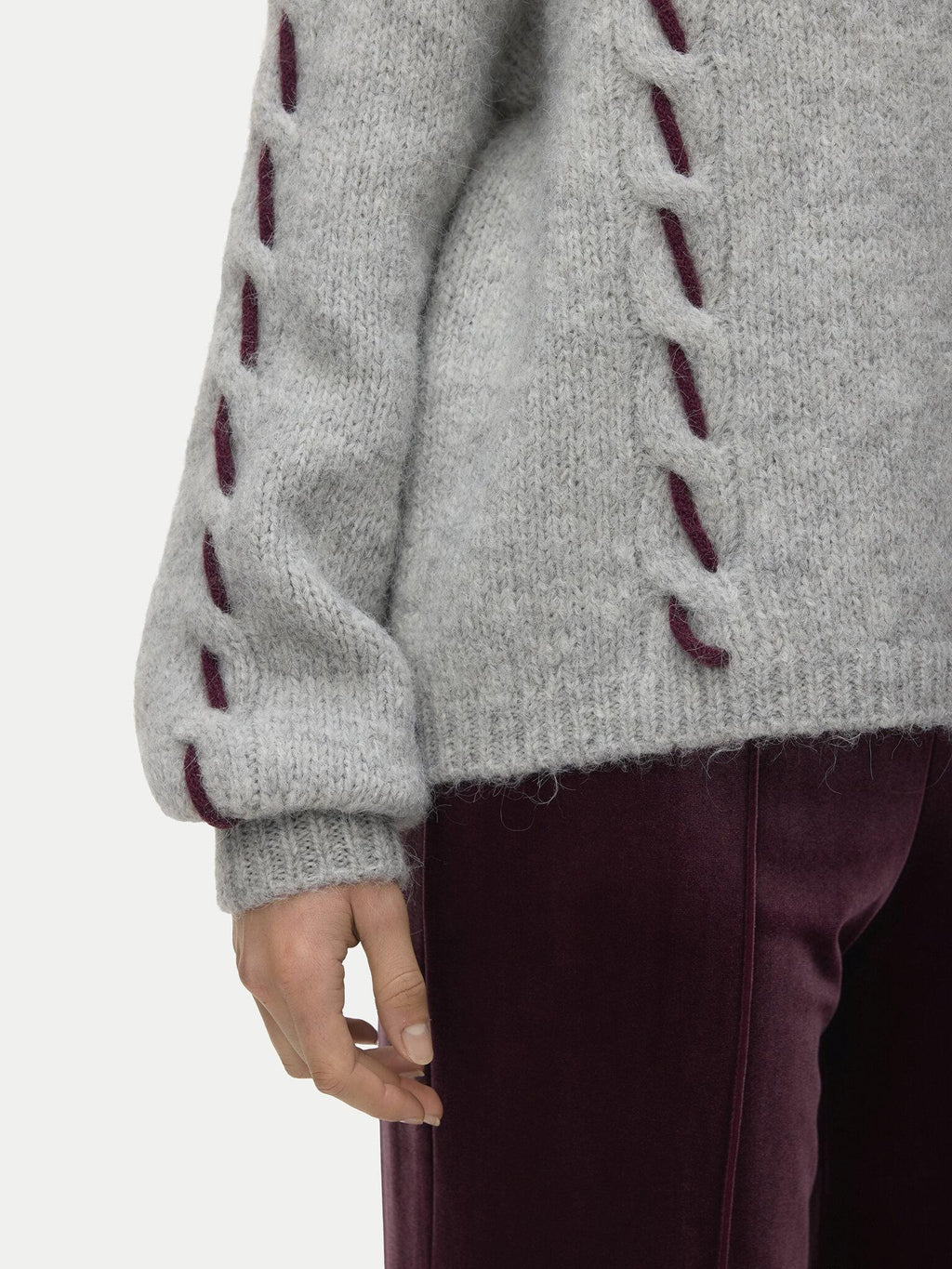 10334866/Light Grey Melange VERO MODA