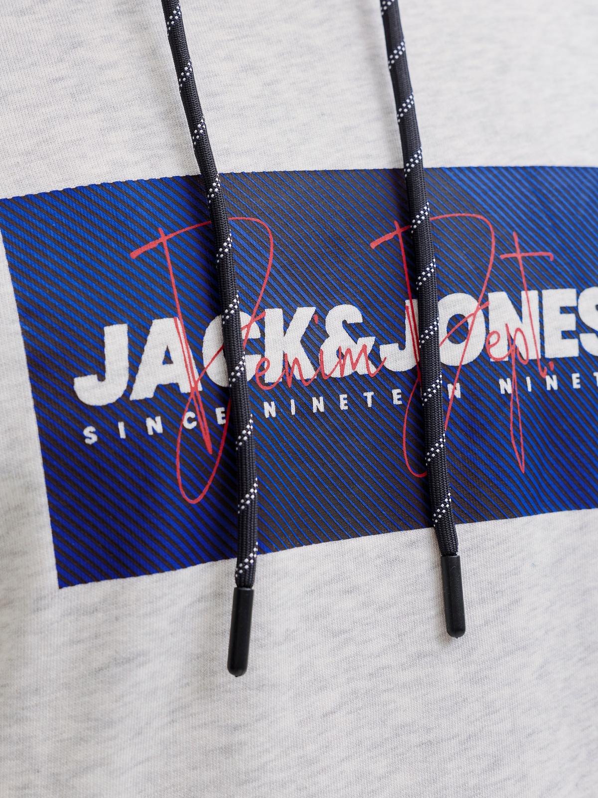 12288493/White Melange JACK AND JONES