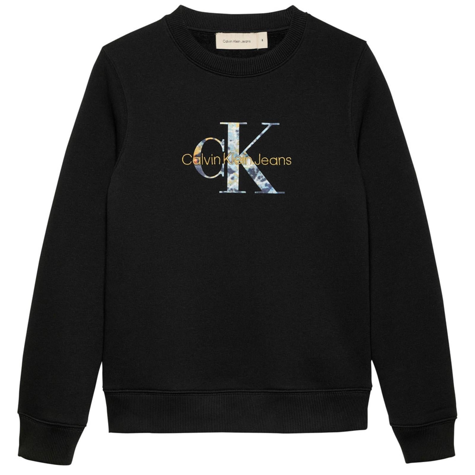 FILLED-IN PHOTO FLEECE MONO CN IB0IB02337J/BEH CALVIN KLEIN JEANS