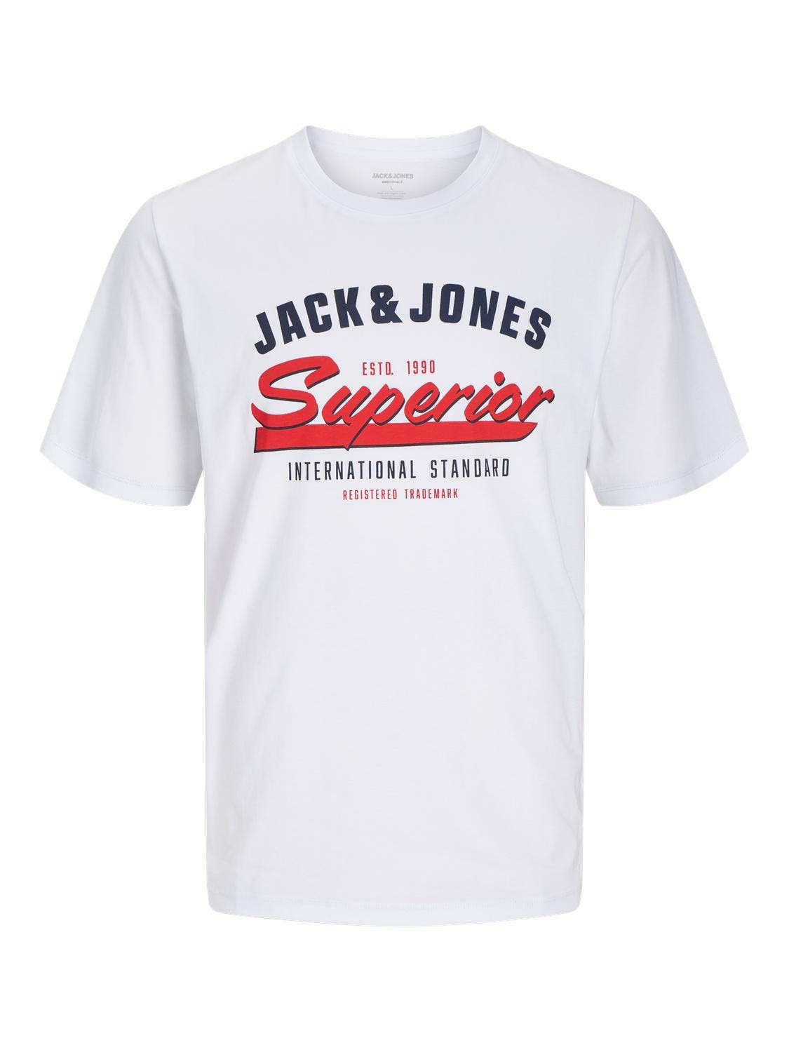 12268267/White JACK AND JONES
