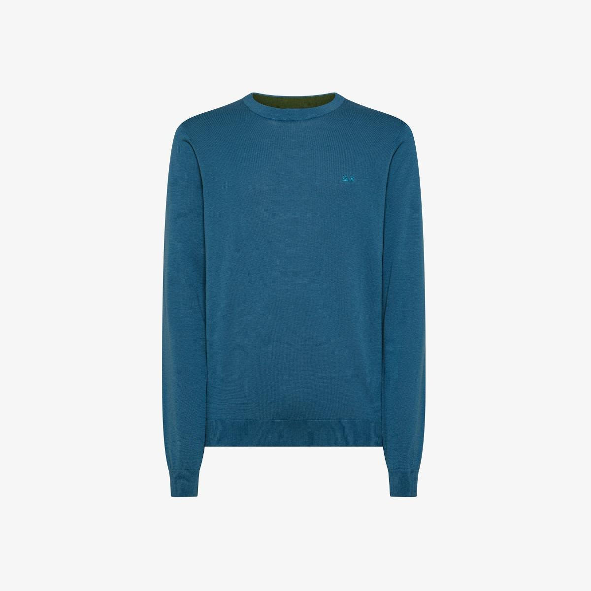 SWEATER ELBOW CONTRAST COLOR 