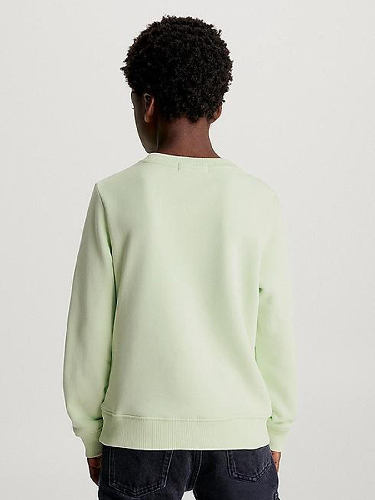 MONOGRAM MINI BADGE CREWNECK 