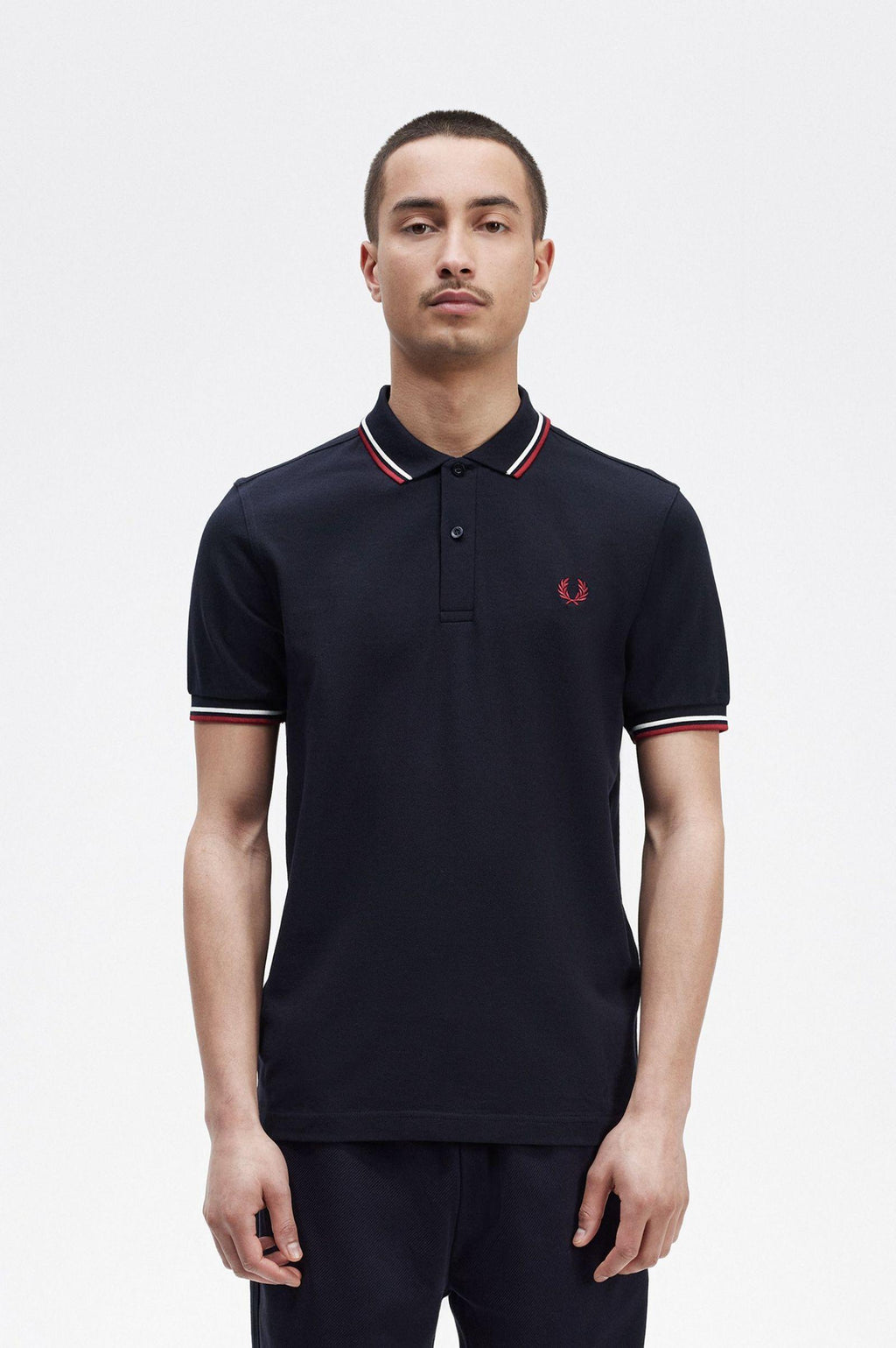 FP TWIN TIPPED FRED PERRY SHIRT FP-M3600/T55 FRED PERRY