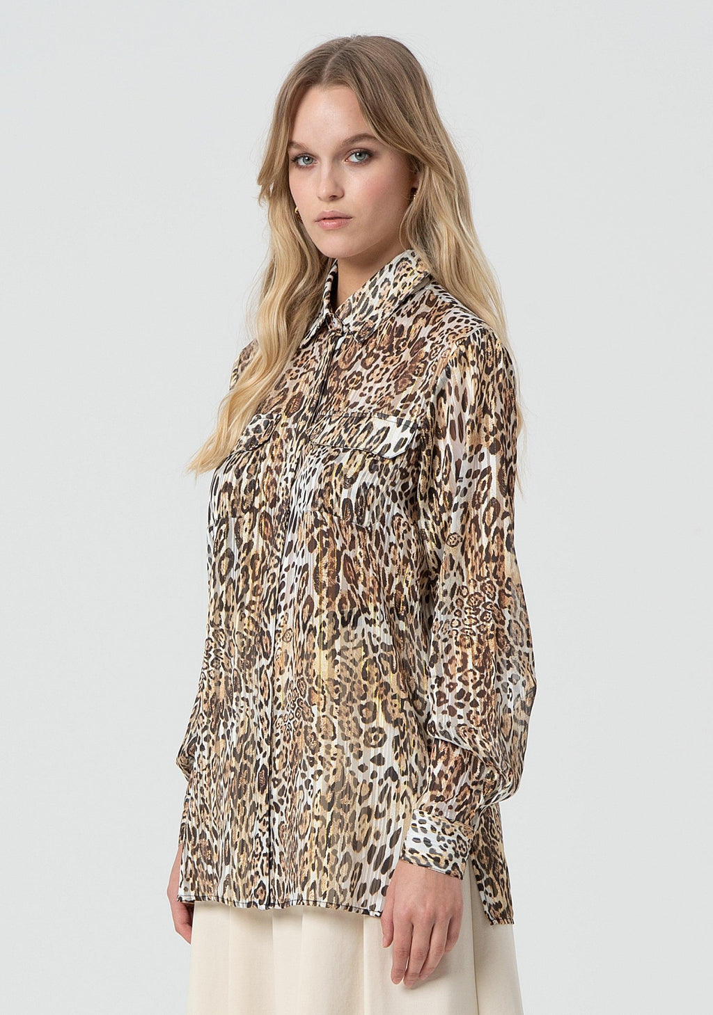 PRINTED SHIRT SANDBLACK 