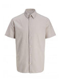 JACK AND JONES JJEBREEZE LINEN BLEND SHIRT S/S SN