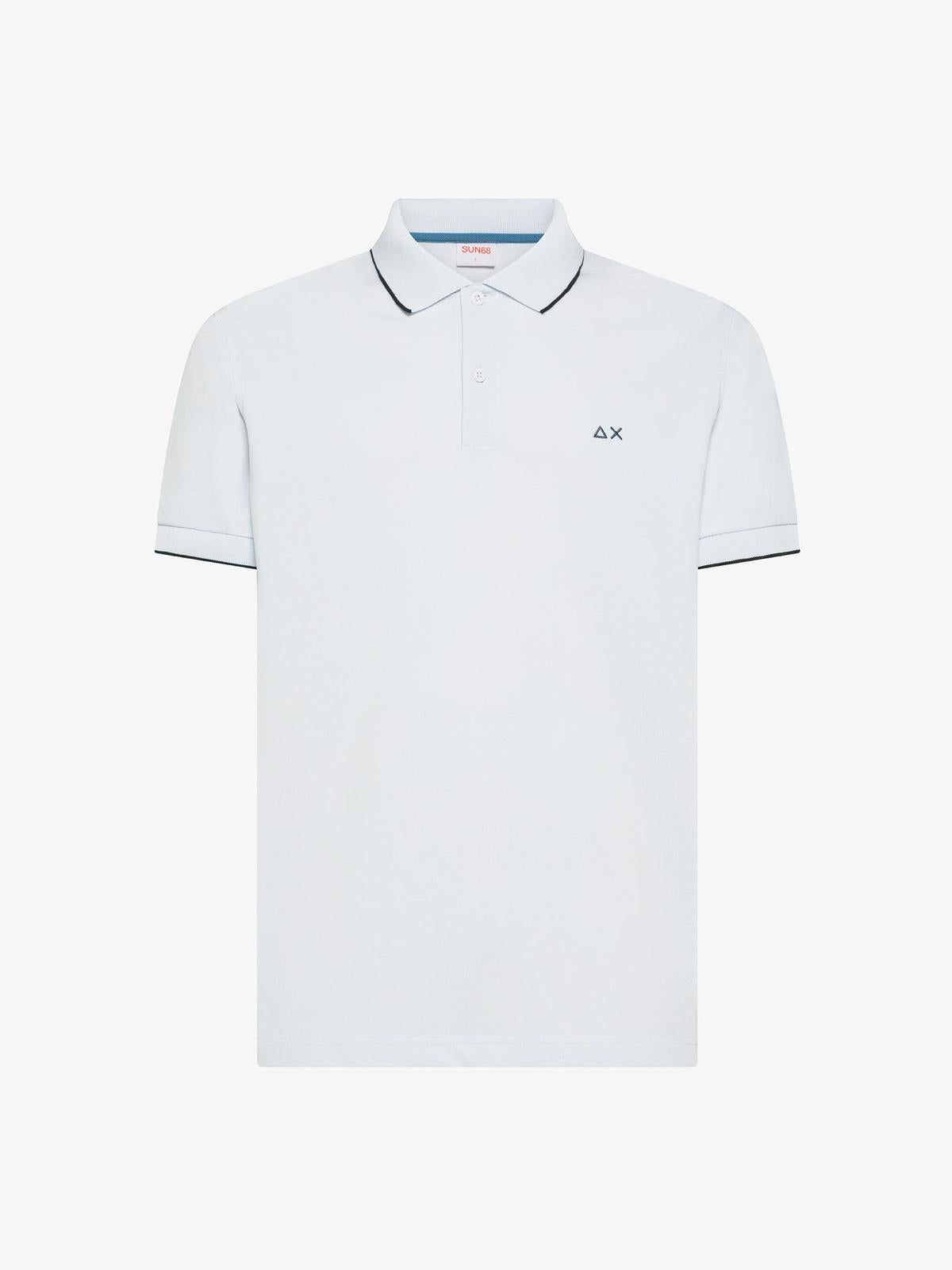 POLO SMALL STRIPE ON COLLAR S/S 