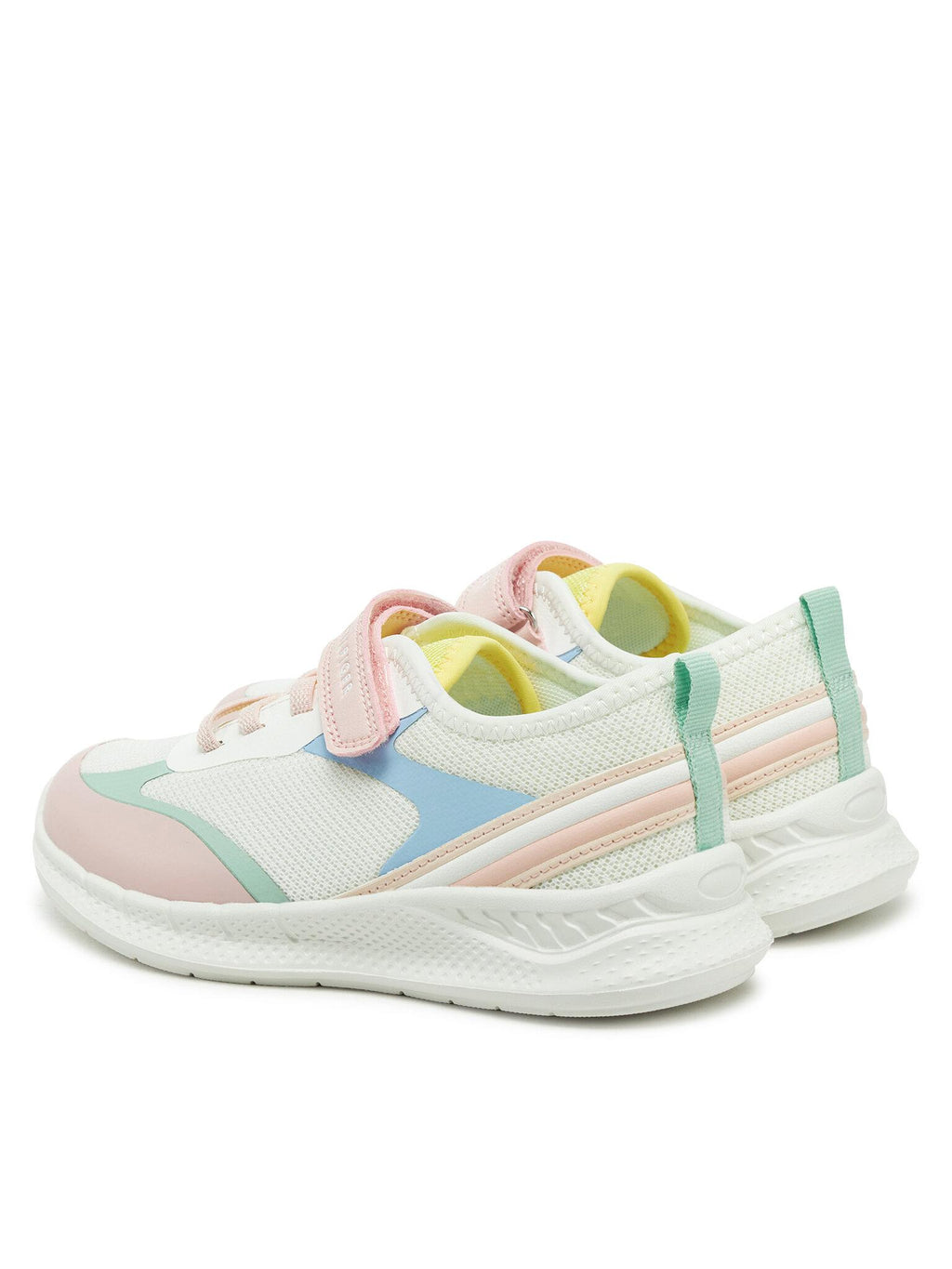SNEAKER BASSA LACCI/VELCRO 