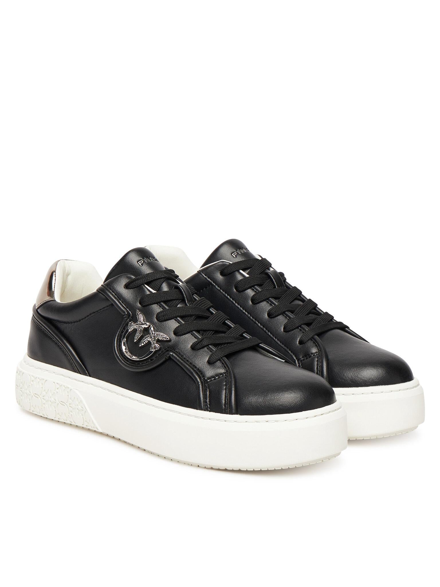 YOKO 06 - SNEAKER CALF LEATHER/SPREADING SS0041P087/Z99 PINKO
