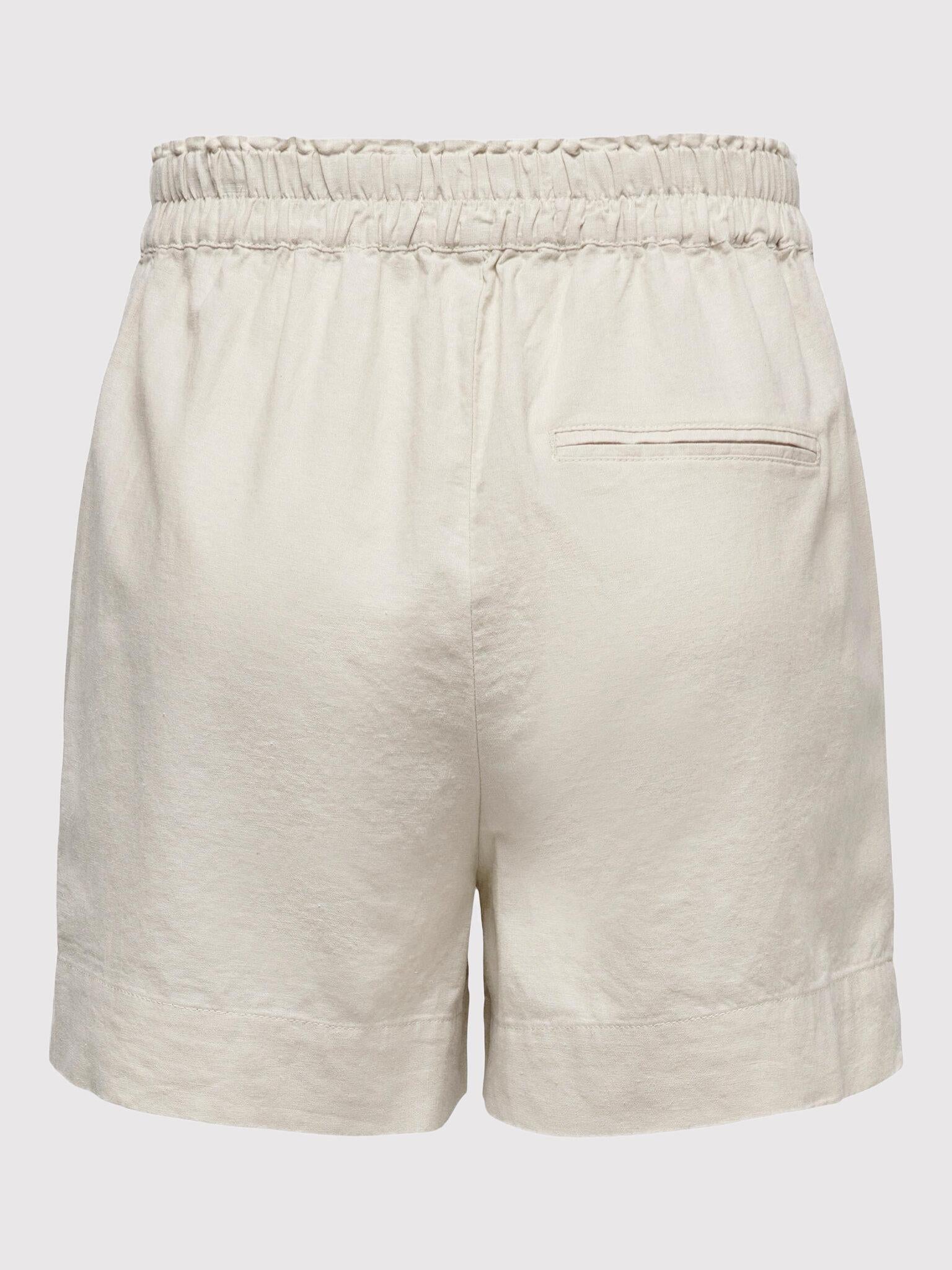 ONLTOKYO HW LINEN BLEND SHORTS PNT NOOS 