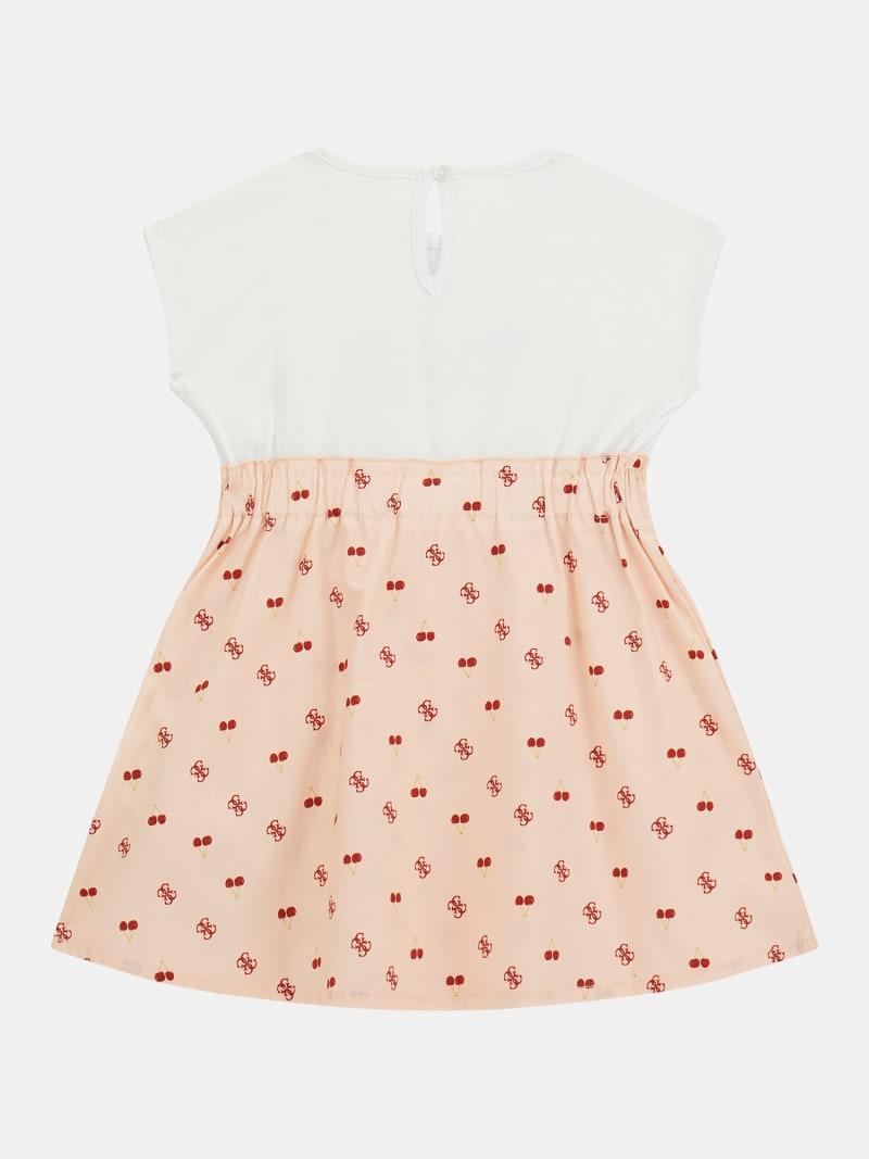 MIXED FABRIC SS DRES 