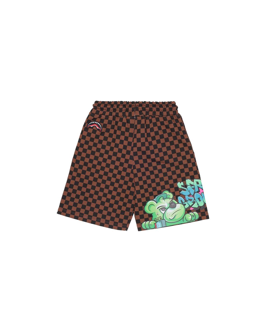 CATCH BEAR CHECK SHORTS 