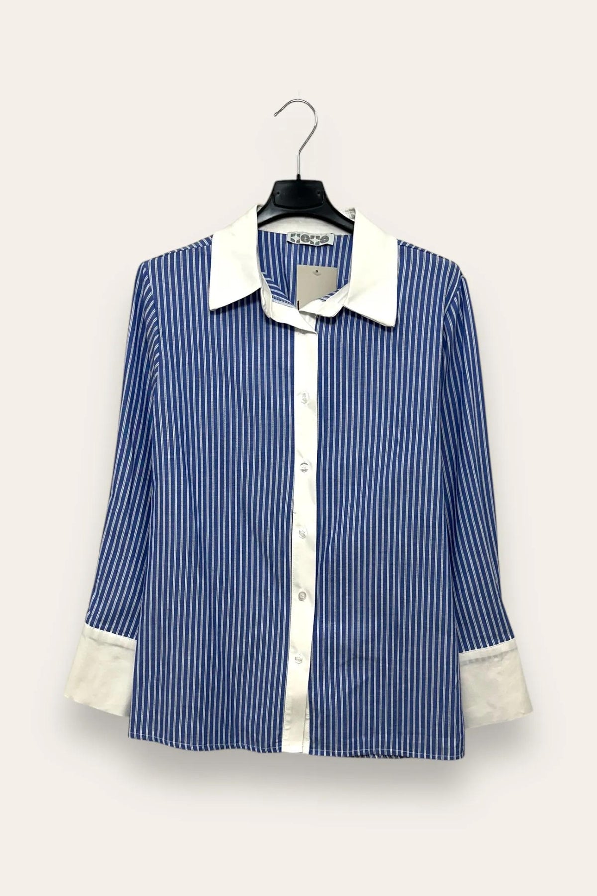 Camicia a righe CL-10684-CL-3517/Blu Jeans LOVEme