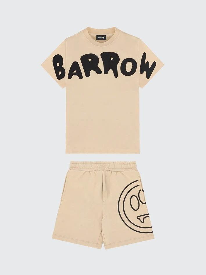 SET JERSEY REGULAR DROP SHOULDER T-SHIRT/BERMUDA 