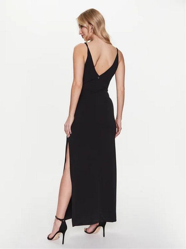 MICRO STRAPS RAMSHA LONG DRESS 