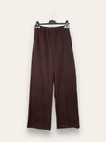 LOVEme Pantalone a palazzo con riga davanti in scuba