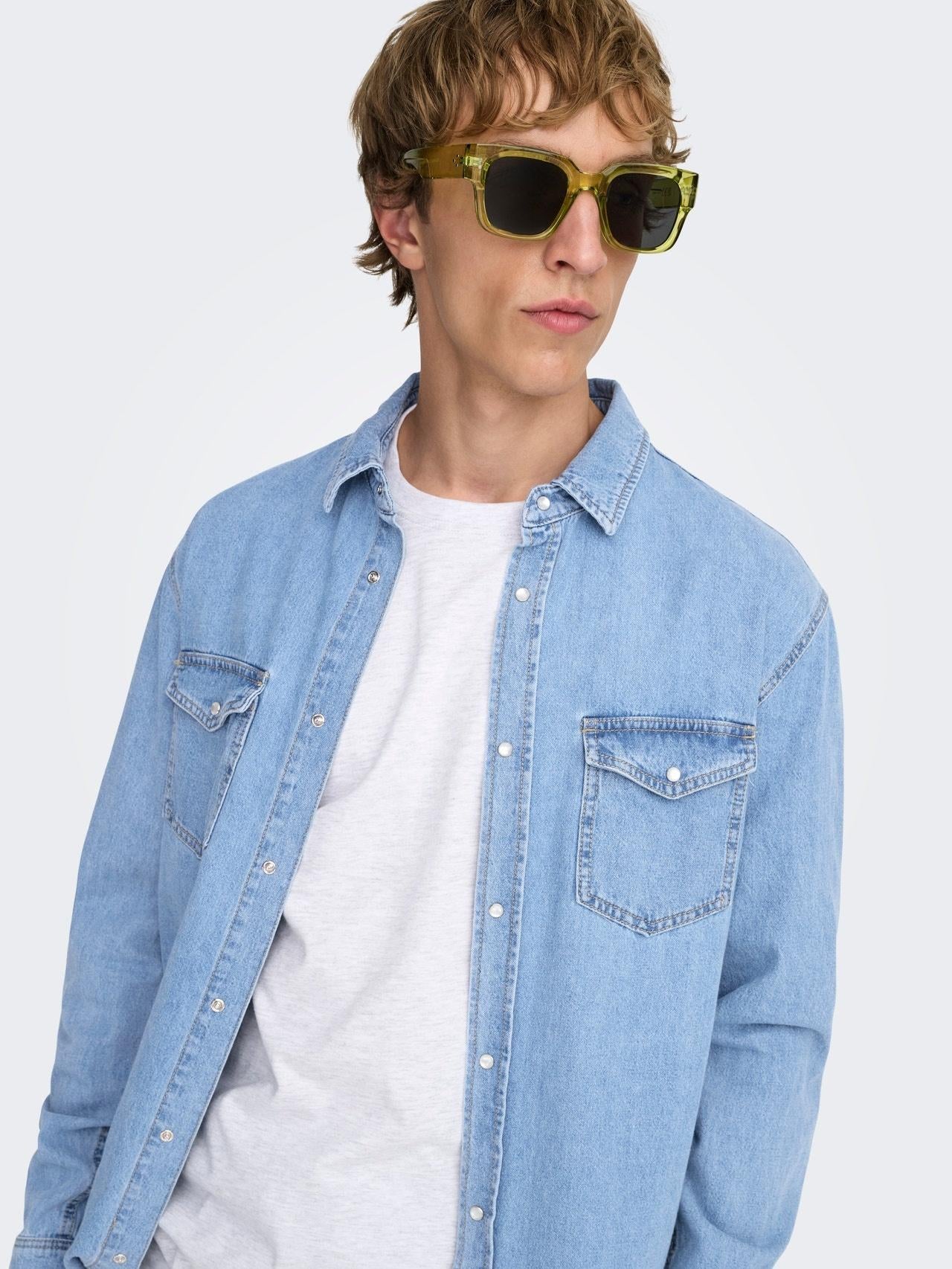 22023247/Medium Blue Denim ONLY&SONS