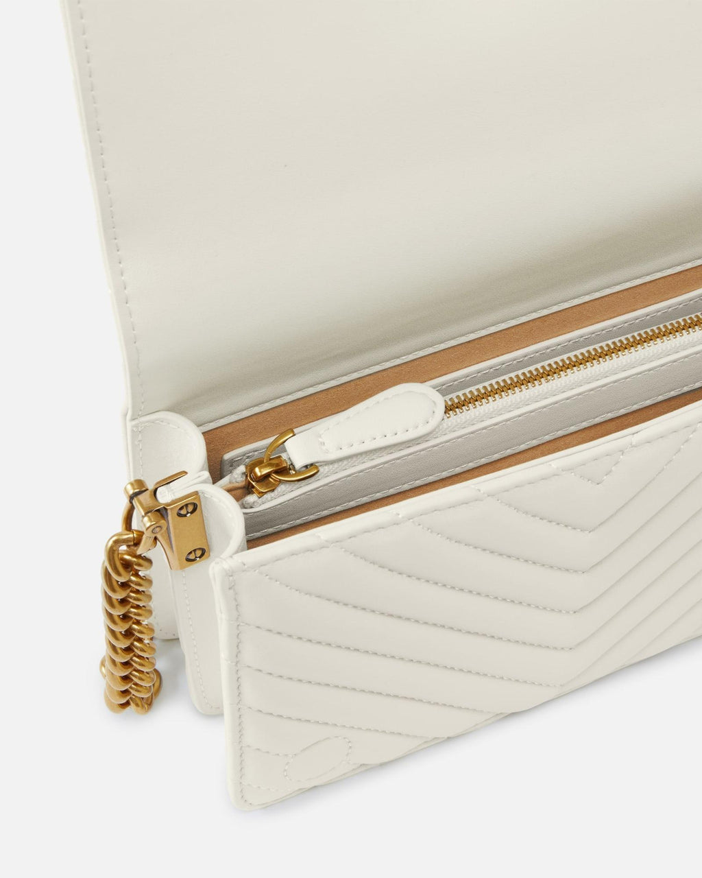 LOVE CLICK MINI  SHEEP NAPPA CHEVRON 100067 A0GK/Z14Q PINKO