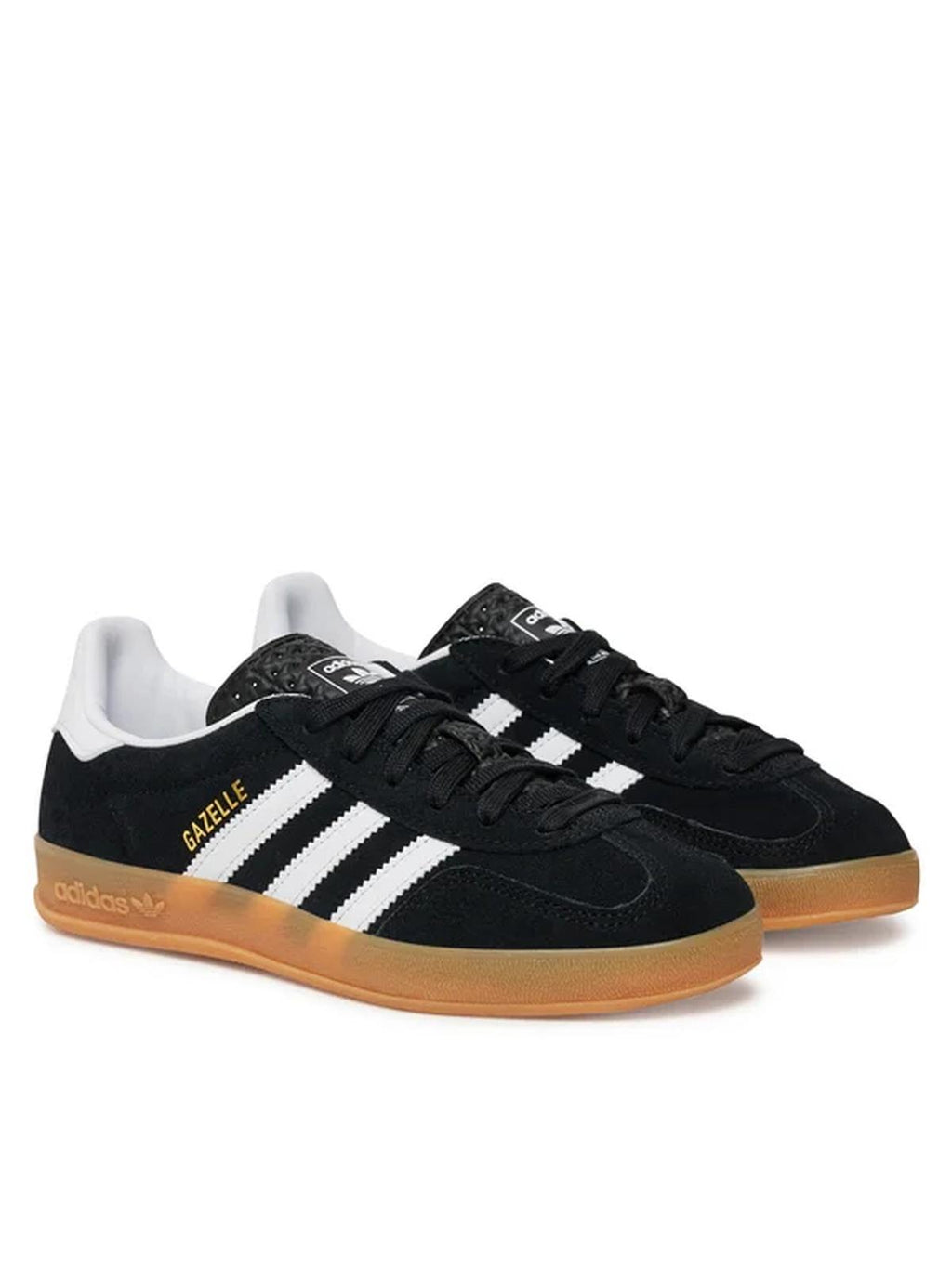GAZELLE INDOOR J    CBLACK/FTWWHT/GUM2 