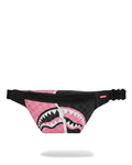 PINK AND BLACK TEAR SIP SAVVY CROSSBODY 