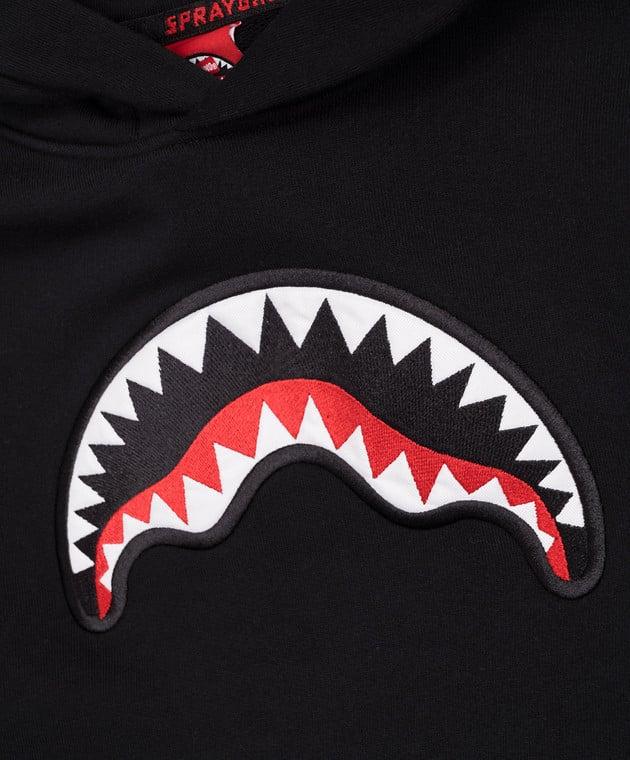 BEAR IN THE POCKET BLACK OVER HOODIE 
