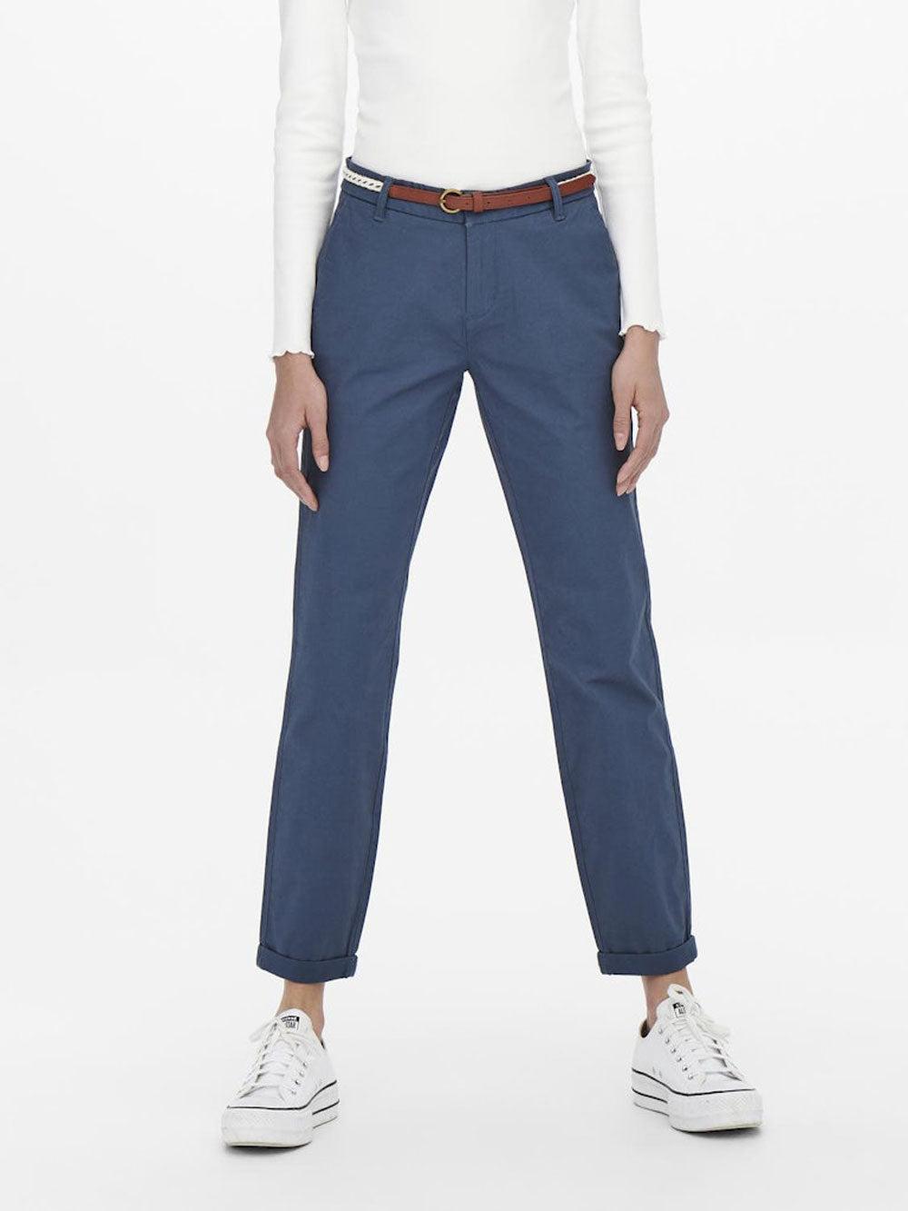ONLBIANA MW COTTON BELT CHINO PNT NOOS 
