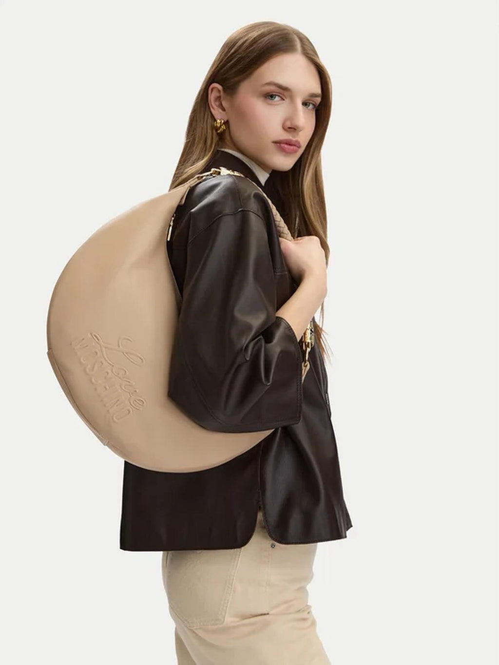 BORSA PU TAUPE 