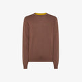 SUN68 SWEATER ELBOW CONTRAST COLOR