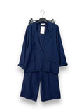LOVEme Completo giacca e pantalone a palazzo