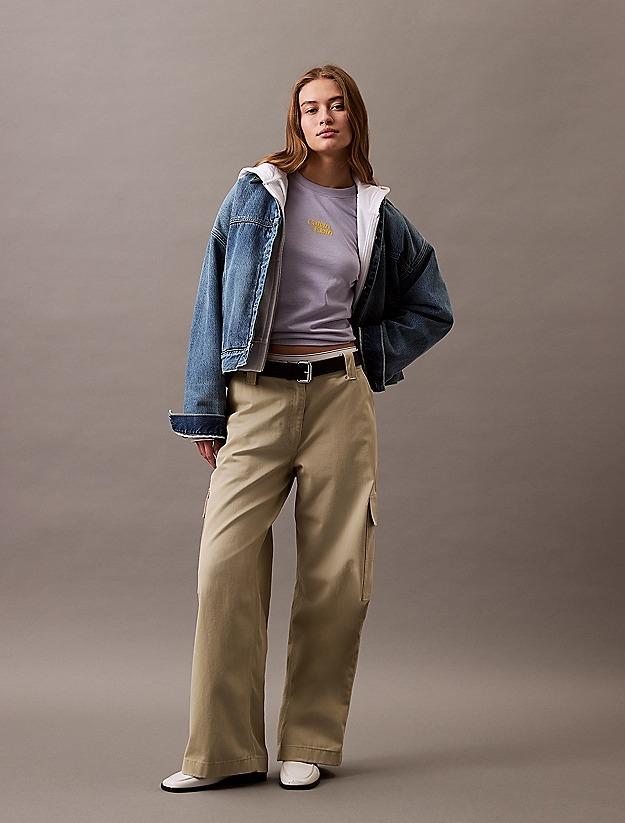 SS FLOCKED LOGO CN T LV047B851G/VVH CALVIN KLEIN JEANS