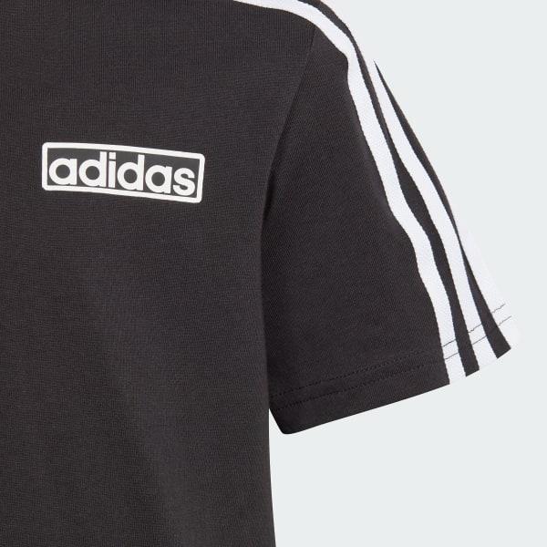SHORT TEE SET       BLACK/WHITE 