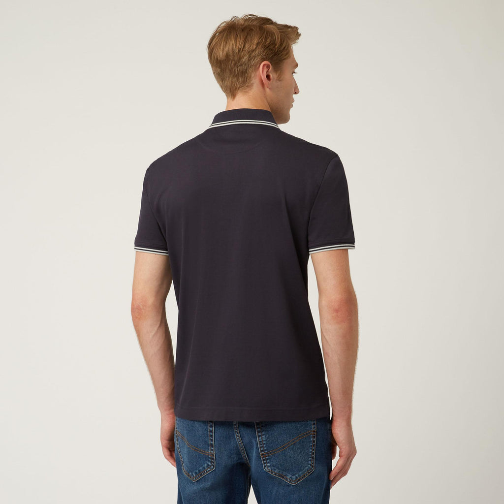 POLO RIGHI CONTRASTO COLLO MM 