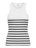 ONLY ONLKENYA RIB STRIPE TANK TOP JRS NOOS