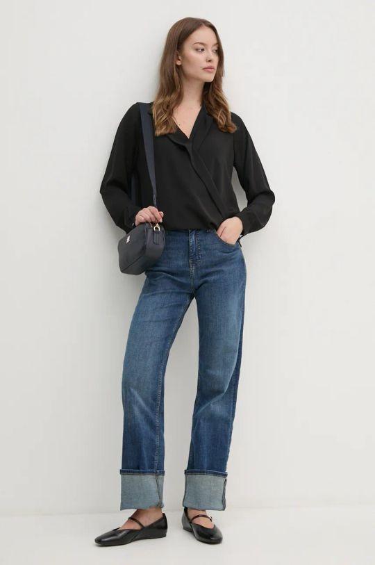 BLUSA COLLO REVER INCROCIATA 