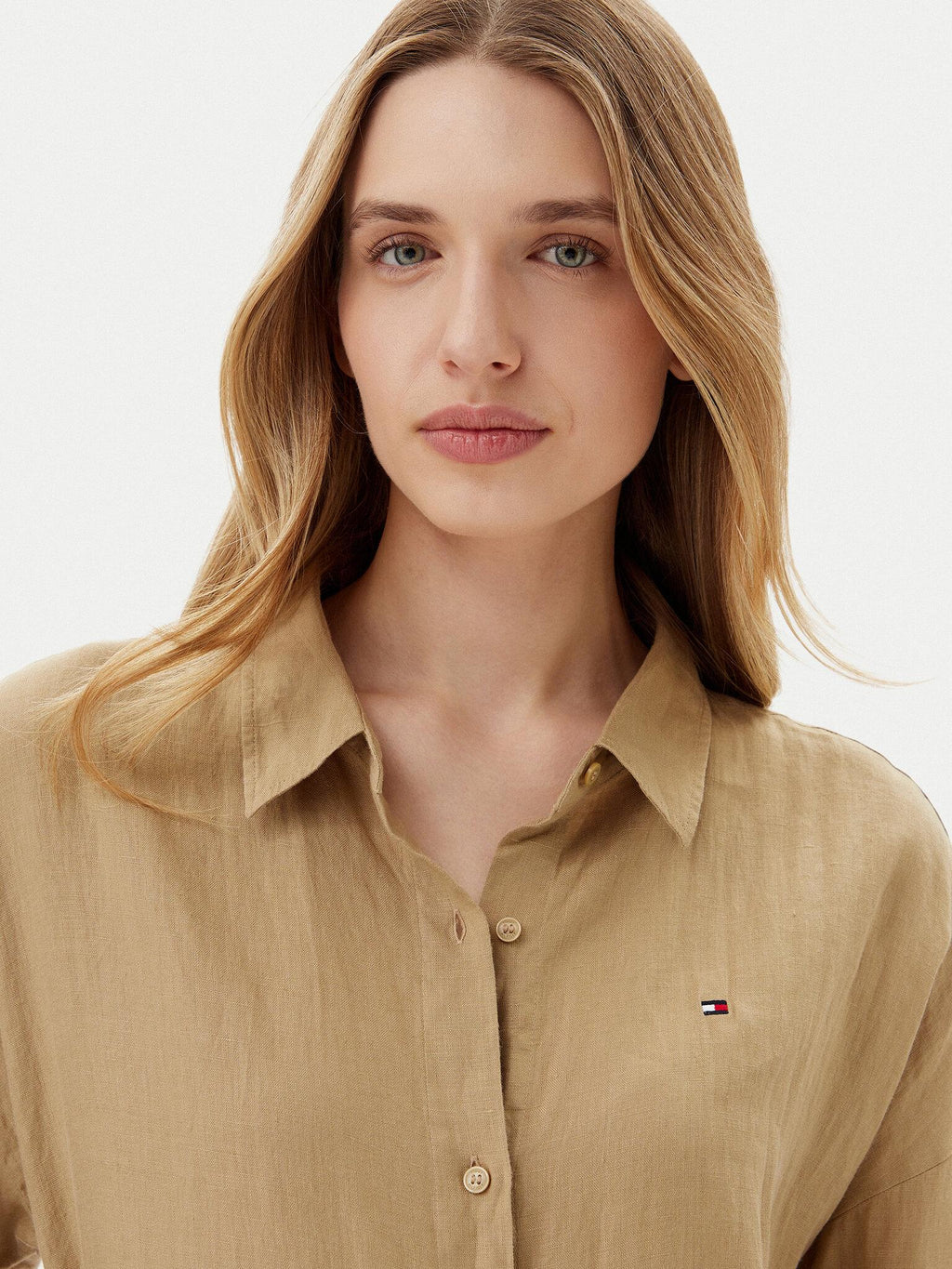 ESS LINEN LOOSE 3-4 WW0WW46169/AEH TOMMY HILFIGER