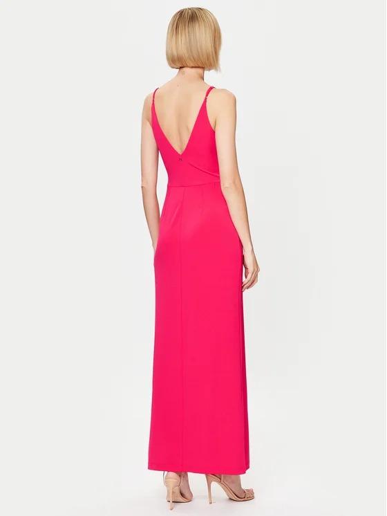MICRO STRAPS RAMSHA LONG DRESS 