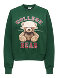 ONLY ONLBILA L/S BEAR O-NECK CS UB SWT