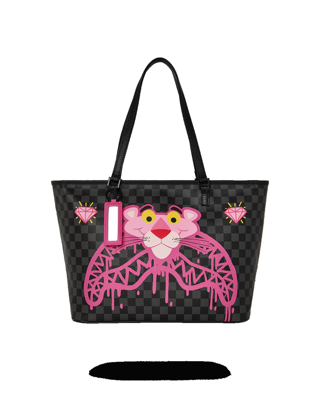 PINK PANTHER DRIPPY DIAMONS TOTE 