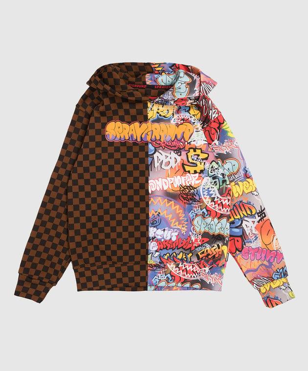 MAKES THE WORLD GO ROUND SPLIT REGULAR HOODIE 