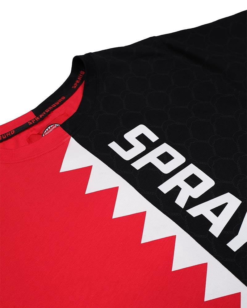 NEXT LEVEL T-SHIRT SPY1321/BLACK/RED SPRAYGROUND