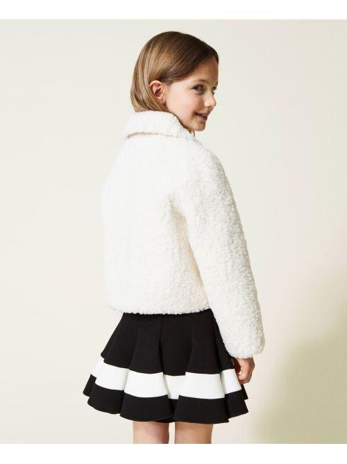 GIACCA REVERSIBILE IN FIBRA LUNGA 222GJ217A/2952 TWINSET