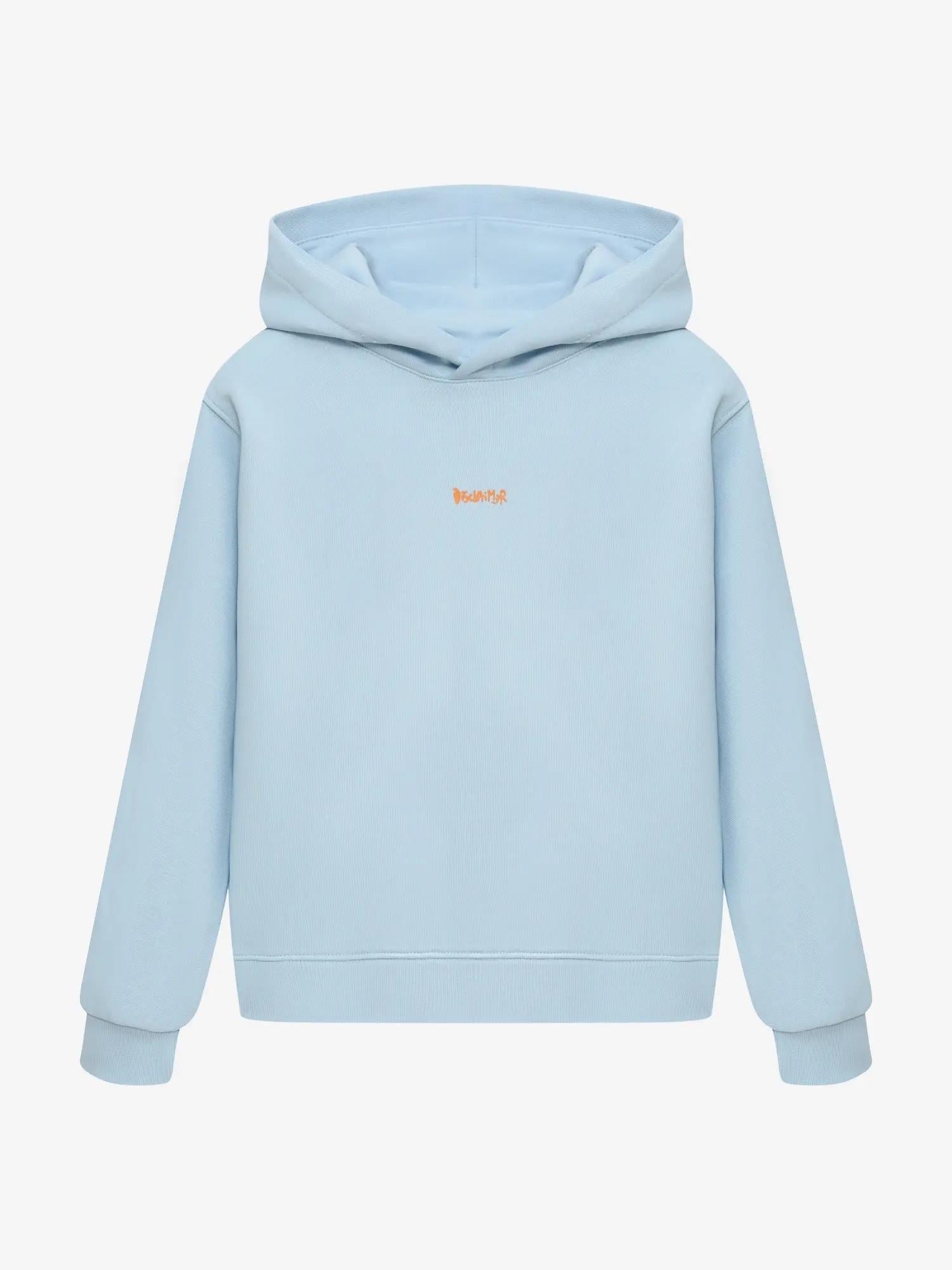 MAGLIA BIMBO IN FELPA CON CAPPUCCIO 