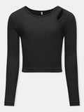 ONLY KIDS KOGNESSA LIFE L/S CUT OUT TOP BOX JRS