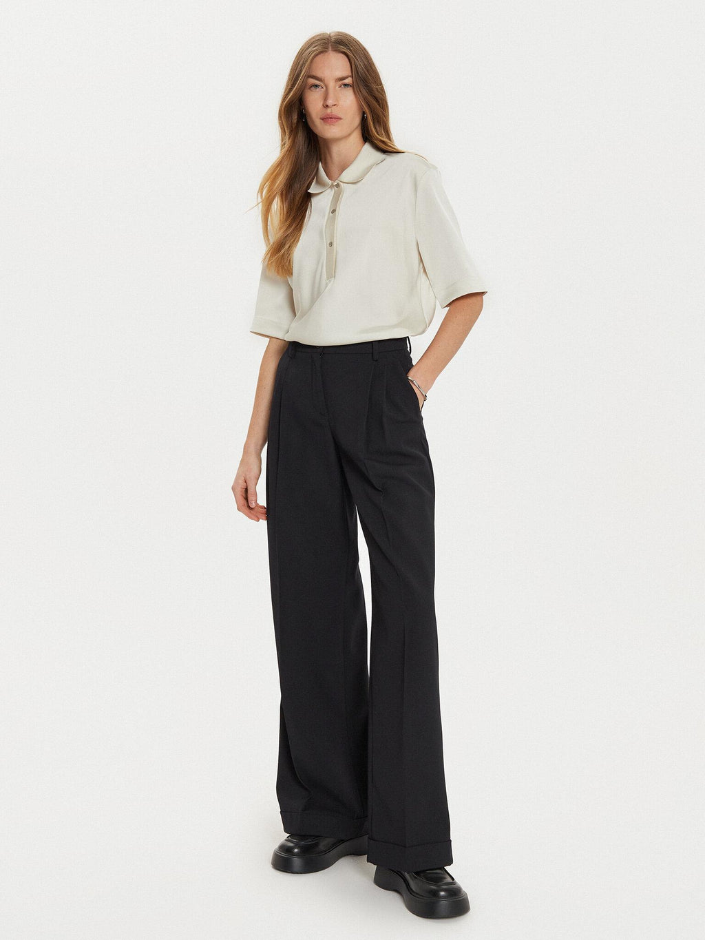 TECH SATIN HS POLO S K20K207977/YAC CALVIN KLEIN