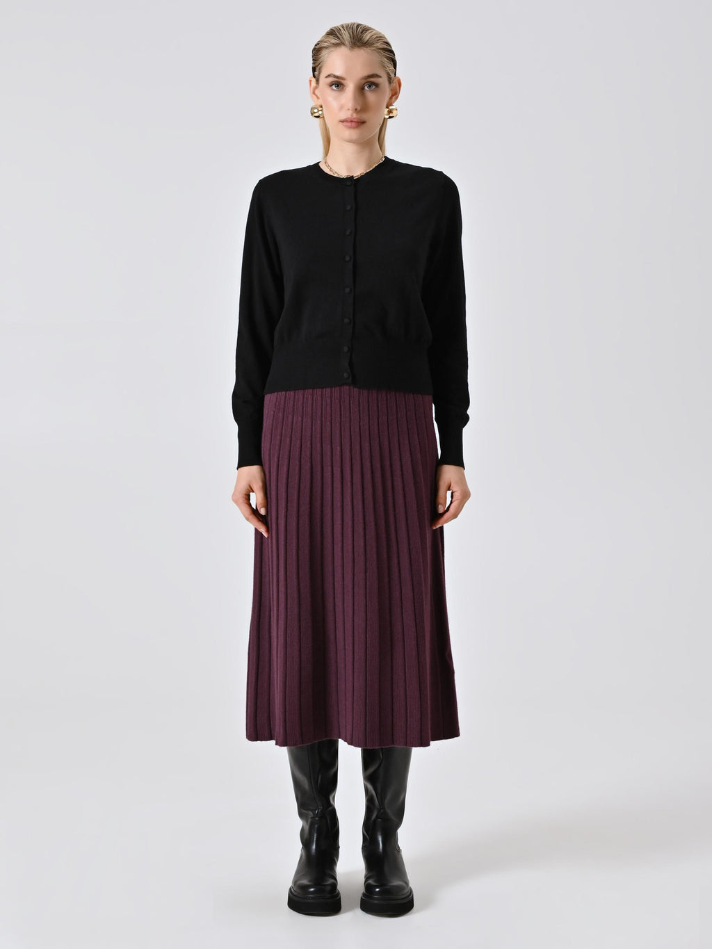 ALPH TE25-315 CARDIGAN BOTTONI 